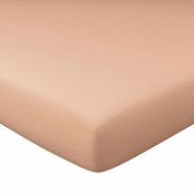 Drap-housse grand bonnet 140x200x32 - rose blush - Coton - Becquet