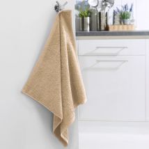 Essuie-mains 50x50 Lot 2 - beige sable - Coton - Becquet