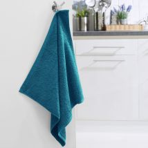 Essuie-mains 50x50 - bleu canard - Coton - Becquet