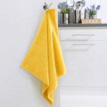 Essuie-mains 50x50 Lot 2 - jaune miel - Coton - Becquet