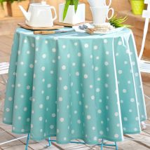Nappe 150x150 - bleu turquoise - Coton - Becquet