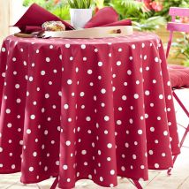 Nappe 180 ø - rose framboise - Coton - Becquet