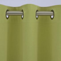 Rideau occultant L.135xH.180 - vert amande - Coton - Becquet