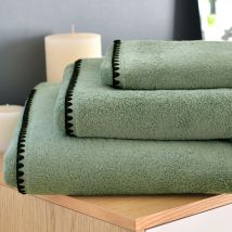 Drap de bain 70x130 - vert céladon - Coton - Becquet