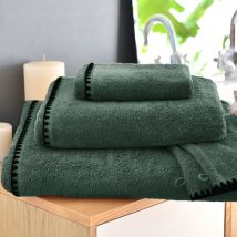 Drap de bain 70x130 - vert cèdre - Coton - Becquet