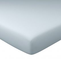 Drap-housse grand bonnet 90x200x40 - gris perle - Coton - Becquet