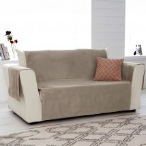 protège canapé 110x190 - marron taupe - Becquet