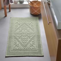 Tapis de bain 60x120 - vert amande - Coton - Becquet