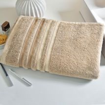 Serviette de toilette 50x100 - marron glacé - Coton - Becquet