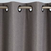 Rideau occultant L.140xH.240 - gris perle - Becquet