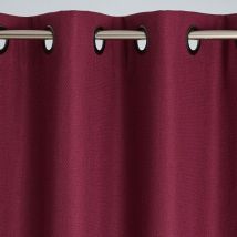 Rideau occultant L.140xH.240 - rose pivoine - Becquet