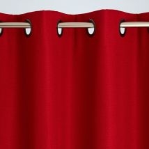Rideau occultant L.140xH.240 - rouge - Becquet