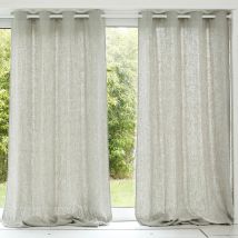 Rideau L.135xH.180 - gris perle - Acier - Becquet