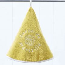 Essuie-mains 70 ø - jaune - Coton - Becquet