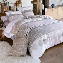 Housse de couette 240x220 - beige - Coton - Becquet