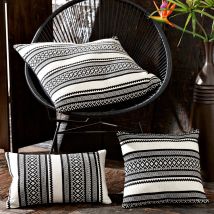 Coussin 40x40 - noir - Becquet