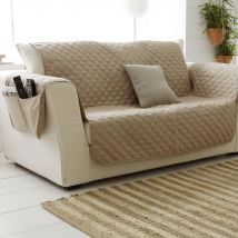 protège canapé 180x230 - marron taupe - Becquet