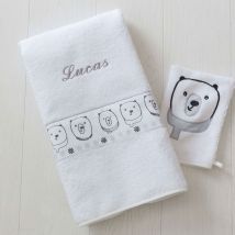 Drap de Bain Personnalisé 70x130 - blanc - Becquet