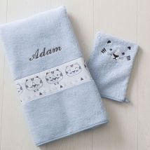 Drap de Bain Personnalisé 70x130 - bleu - Becquet
