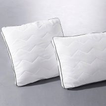 Oreiller Ergonomique 60x60 - Blanc - Becquet - Fabriqué en France