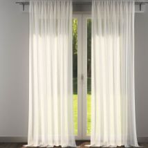 Voilage L.415xH.240 - blanc - Becquet