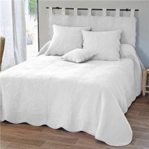 Plaid 150x150 - blanc - Becquet