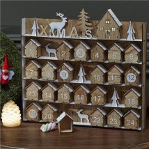 Calendrier de l'avent - beige - Bois - Becquet