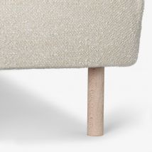 Sergel Skinny Wooden Furniture Leg 14cm/5.5" - Tinted White