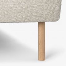 Sergel Skinny Wooden Furniture Leg 18cm/7" - Natural