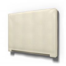 IKEA - Abelvär Headboard Cover, White, Linen - Bemz