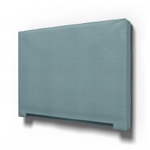 IKEA - Abelvär Headboard Cover, Dusty Blue, Linen - Bemz