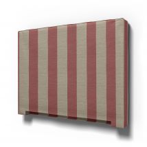 IKEA - Abelvär Headboard Cover, Soft Red, Linen - Bemz