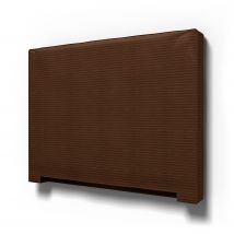 IKEA - Abelvär Headboard Cover, Chocolate Brown, Corduroy - Bemz