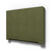 IKEA - Abelvär Headboard Cover, Moss Green, Bouclé & Texture - Bemz