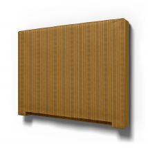 IKEA - Abelvär Headboard Cover, Mustard Stripe, Cotton - Bemz