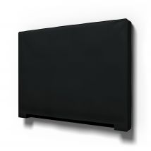 IKEA - Abelvär Headboard Cover, Jet Black, Cotton - Bemz