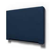 IKEA - Abelvär Headboard Cover, Deep Navy Blue, Cotton - Bemz
