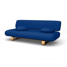 IKEA - Allerum Sofa Bed Cover, Lapis Blue, Velvet - Bemz