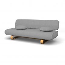 IKEA - Allerum Sofa Bed Cover, Graphite, Linen - Bemz