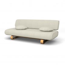 IKEA - Allerum Sofa Bed Cover, Natural, Linen - Bemz