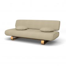 IKEA - Allerum Sofa Bed Cover, Sand Beige, Cotton - Bemz