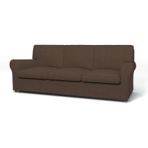 IKEA - Ängby 3 Seater Sofa Cover, Chocolate, Bouclé & Texture - Bemz