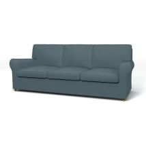 IKEA - Ängby 3 Seater Sofa Cover, Duck Egg, Velvet - Bemz
