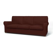 IKEA - Ängby 3 Seater Sofa Cover, Ground Coffee, Velvet - Bemz