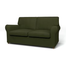 IKEA - Ängby 2 Seater Sofa Cover, Moss, Velvet - Bemz