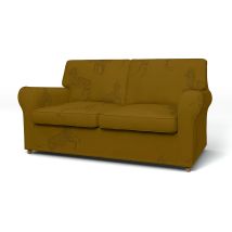 IKEA - Ängby 2 Seater Sofa Cover, Turmeric / Zebra, BEMZ NATURE'S PALETTE COLLECTION - Bemz