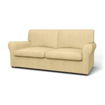 IKEA - Ängby Sofa Bed Cover, Soft Yellow, Linen - Bemz