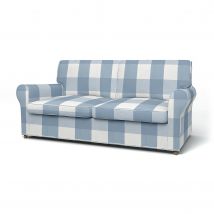 IKEA - Ängby Sofa Bed Cover, Sky Blue, Linen - Bemz
