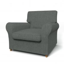 IKEA - Ängby Armchair Cover (Standard model), Laurel, Bouclé & Texture - Bemz
