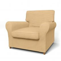 IKEA - Ängby Armchair Cover (Standard model), Sun Yellow, Cotton - Bemz